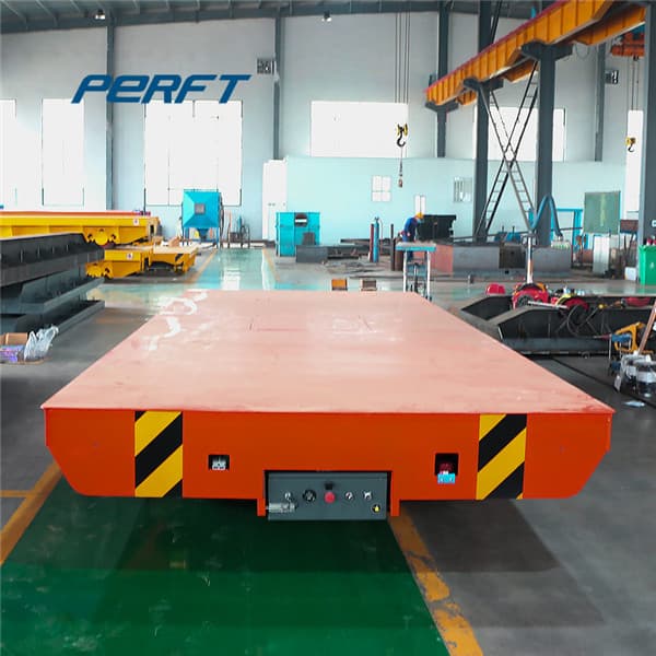 electric flat cart with flat steel deck 90t